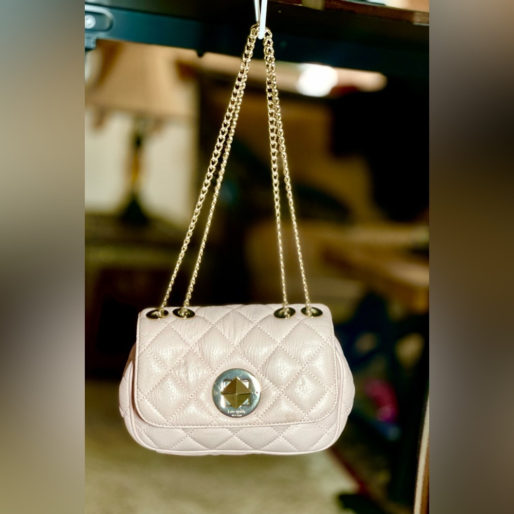 Kate Spade Blush Pink Quilted Purse